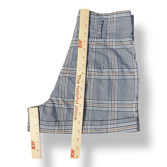 Abercrombie & Fitch Plaid‎ High-Waisted Shorts Womens Size M Preppy - Picture 5 of 10